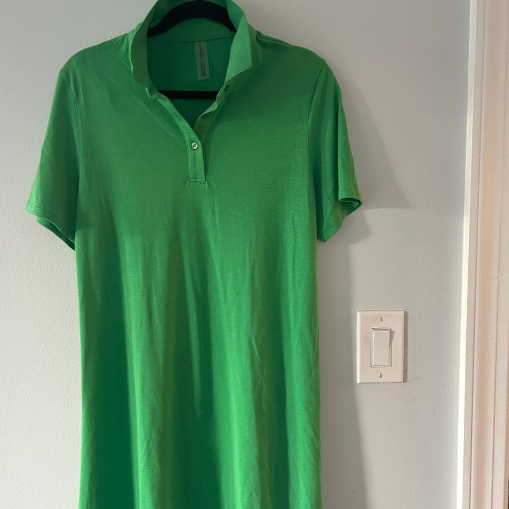 Outdoor Voices Green Collared Tennis/Golf Dress - Size XL - NWT